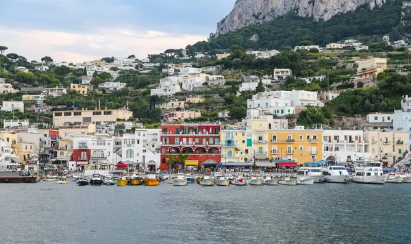 Ogólny Widok Wyspę Capri Neapolu Włochy — Zdjęcie stockowe