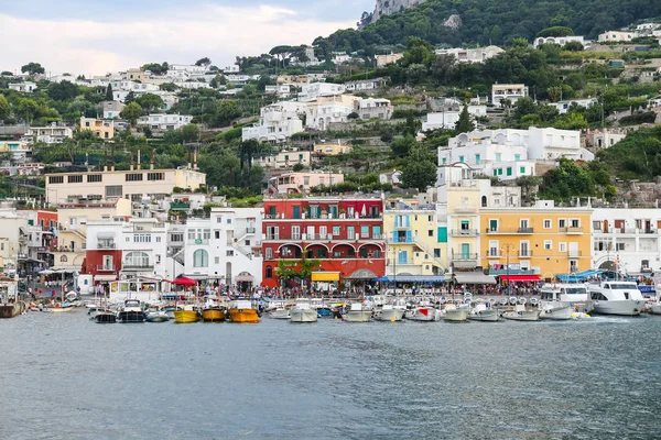 Vista Geral Capri Island Nápoles City Itália — Fotografia de Stock