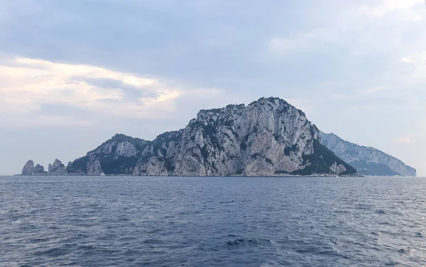 Cliff Capri Island Napoli Italia — Foto Stock