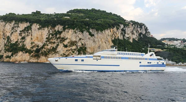 Ferry Boats Capri Island Naples Italie — Photo