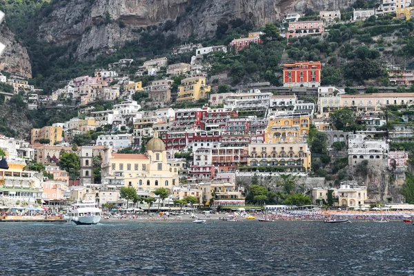 Algemeen Zicht Stad Positano Napels Italië — Stockfoto