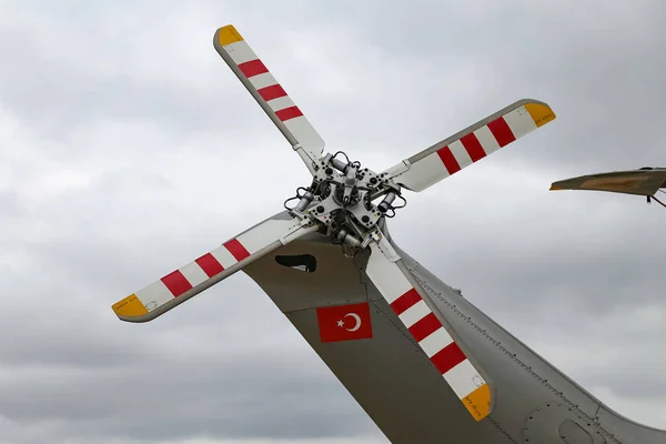 Kerekes levegő Agusta Westland Aw-139 Airshow Isztambul — Stock Fotó