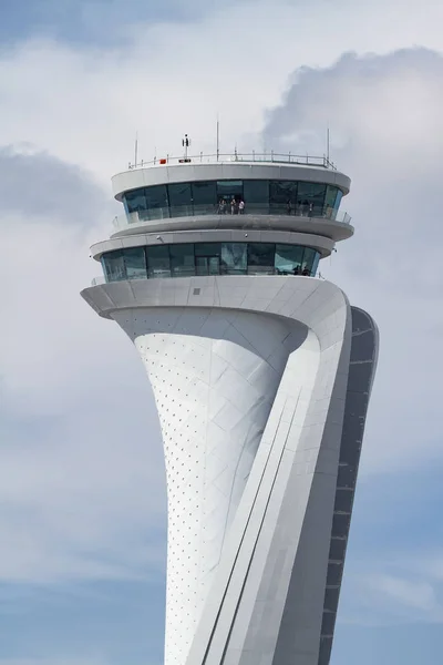 Torre de controle de tráfego aéreo do novo aeroporto de Istambul — Fotografia de Stock