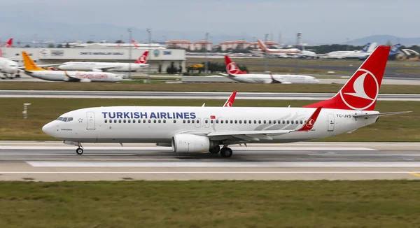 Airplane Takeoff from Airport — Stock Photo, Image