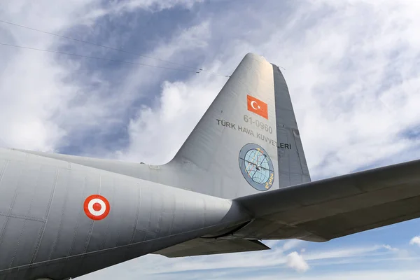 Lockheed c-130 Hercules v Istanbulu Teknofest — Stock fotografie
