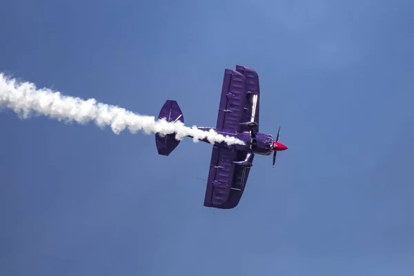 Espectáculo de acrobacias aéreas en Teknofest Estambul — Foto de Stock