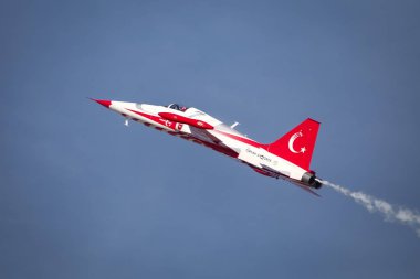 Istanbul Teknofest 'te Türk yıldızları hava akrobasi gösterisi
