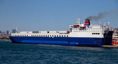 Roro gemisiyle bağlantı noktası