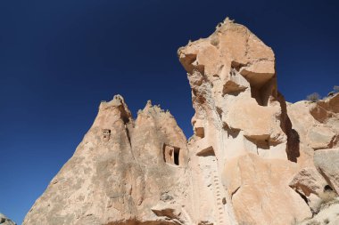 Zelve Vadisi'nde Kaya Oluşumları, Kapadokya, Nevşehir, Türkiye