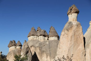 Pasabag Monks Vadisi'nde Kaya Oluşumları, Kapadokya, Nevşehir, T