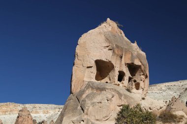 Zelve Vadisi'nde Kaya Oluşumları, Kapadokya, Nevşehir, Türkiye