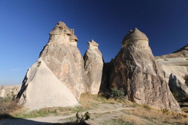 Pasabag Monks Vadisi'nde Kaya Oluşumları, Kapadokya, Nevşehir, T