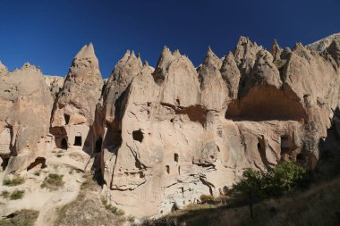 Zelve Vadisi'nde Kaya Oluşumları, Kapadokya, Nevşehir, Türkiye
