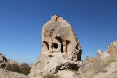 Zelve Vadisi'nde Kaya Oluşumları, Kapadokya, Nevşehir, Türkiye