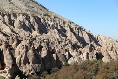 Zelve Vadisi'nde Kaya Oluşumları, Kapadokya, Nevşehir, Türkiye