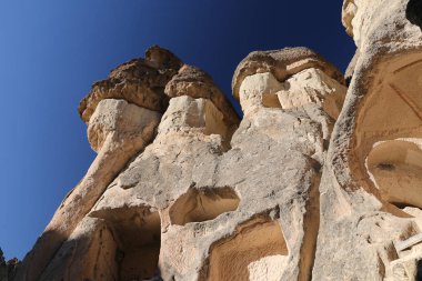 Pasabag Monks Vadisi'nde Kaya Oluşumları, Kapadokya, Nevşehir, T
