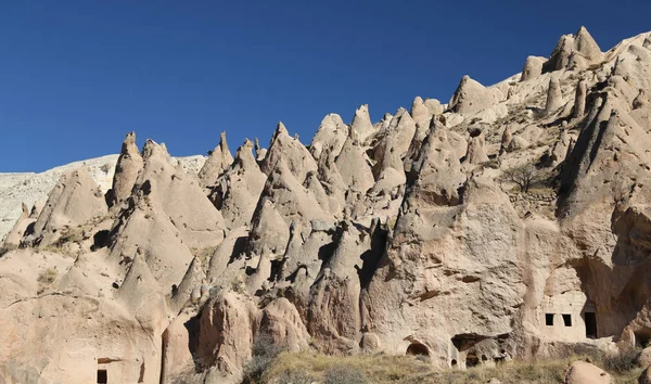 Formación de rocas en Zelve Valley, Capadocia, Nevsehir, Turquía —  Fotos de Stock