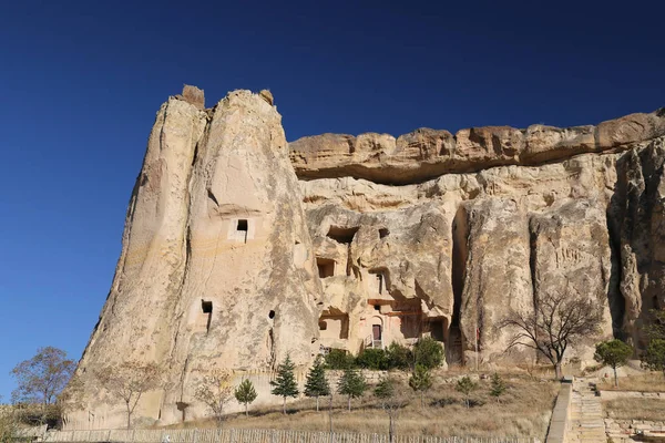 Cavusin templom Cappadocia, Nevsehir, Törökország — Stock Fotó