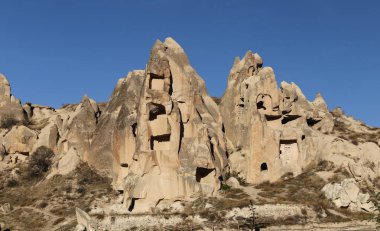 Kapadokya'da Kaya Oluşumları, Nevşehir, Türkiye