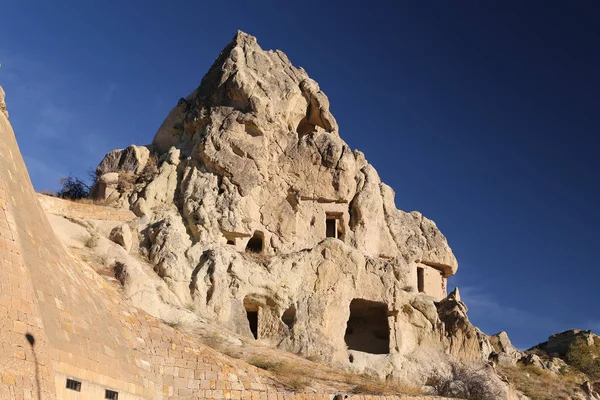 Formacje skalne w Kapadocji, Nevsehir, Turcja — Zdjęcie stockowe