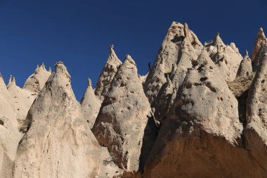 Zelve Vadisi'nde Kaya Oluşumları, Kapadokya, Nevşehir, Türkiye