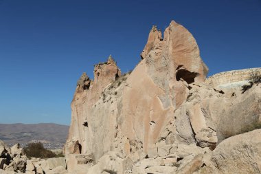 Zelve Vadisi'nde Kaya Oluşumları, Kapadokya, Nevşehir, Türkiye