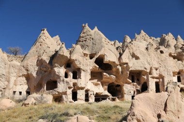 Zelve Vadisi'nde Kaya Oluşumları, Kapadokya, Nevşehir, Türkiye