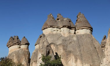 Pasabag Monks Vadisi'nde Kaya Oluşumları, Kapadokya, Nevşehir, T