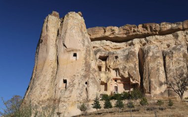 Kapadokya'daki Çavuşin Kilisesi, Nevşehir, Türkiye