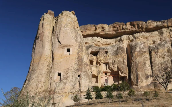 Iglesia Cavusin en Capadocia, Nevsehir, Turquía — Foto de Stock