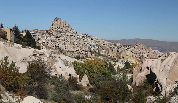 Castello di Uchisar in Cappadocia, Nevsehir, Turchia — Foto Stock