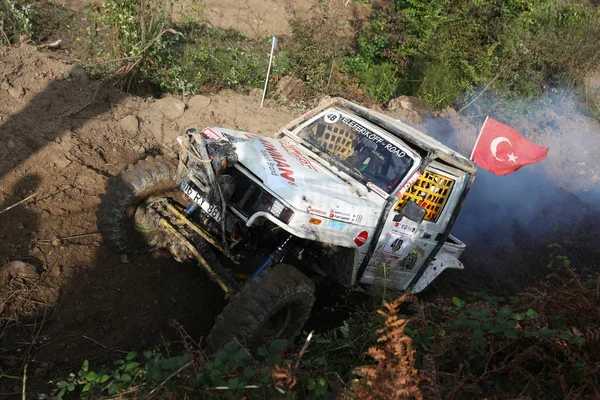 Turkse trial Championship in Bolu stad, Turkije — Stockfoto