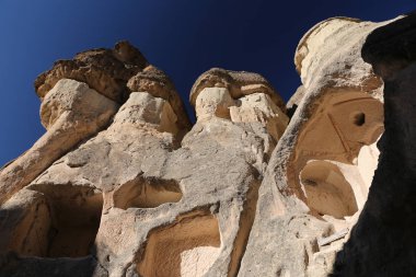 Pasabag Monks Vadisi'nde Kaya Oluşumları, Kapadokya, Nevşehir, T