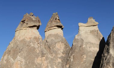 Pasabag Monks Vadisi'nde Kaya Oluşumları, Kapadokya, Nevşehir, T