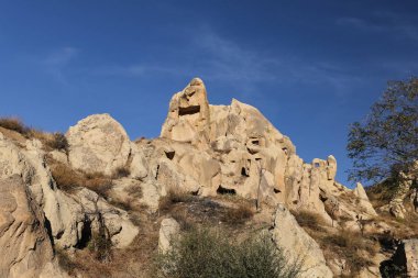 Kapadokya'da Kaya Oluşumları, Nevşehir, Türkiye
