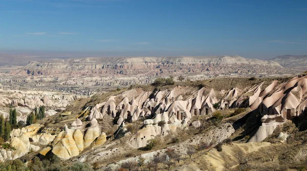 Formacja skalna w Kapadocji, Nevsehir, Turcja — Zdjęcie stockowe