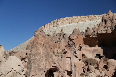 Zelve Vadisi'nde Kaya Oluşumları, Kapadokya, Nevşehir, Türkiye