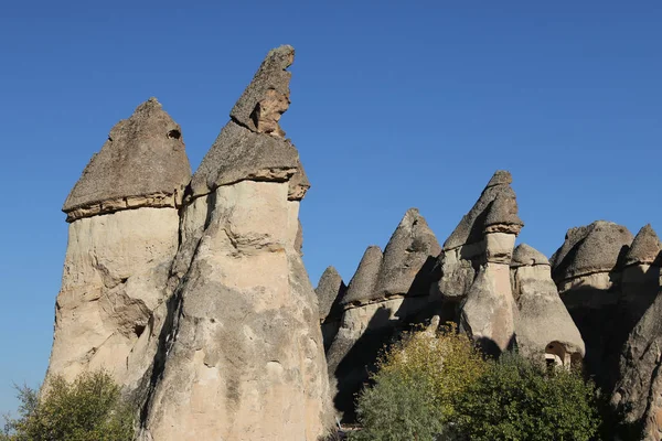 Rock formace v Pasabagu Monks Valley, Cappadocia, Nevsehir, T — Stock fotografie