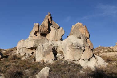 Kapadokya'da Kaya Oluşumları, Nevşehir, Türkiye