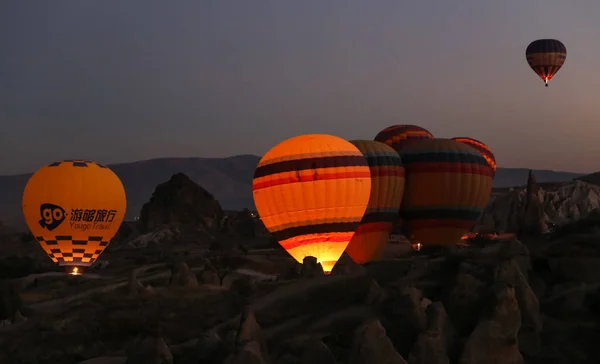 Globos de aire caliente — Foto de Stock