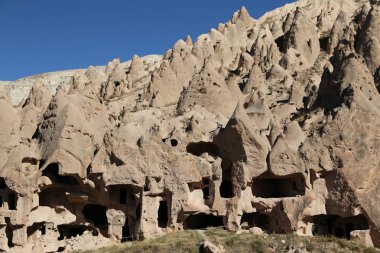 Zelve Vadisi'nde Kaya Oluşumları, Kapadokya, Nevşehir, Türkiye