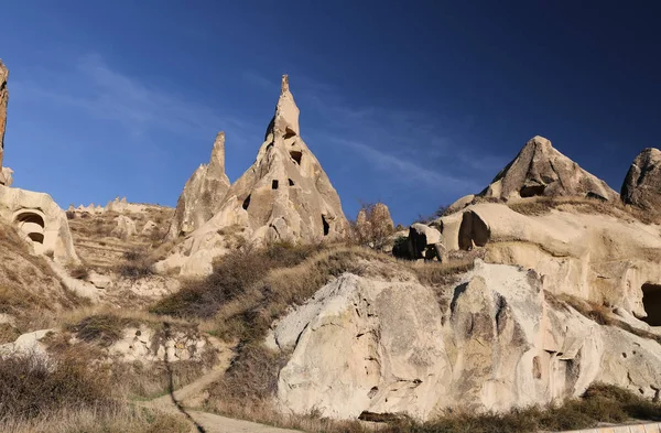 Formación de rocas en Capadocia, Nevsehir, Turquía — Foto de Stock