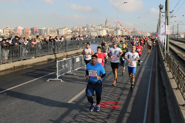 40. isztambuli maratoni futás — Stock Fotó