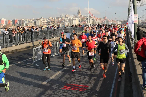 40. Marathon van Istanboel — Stockfoto