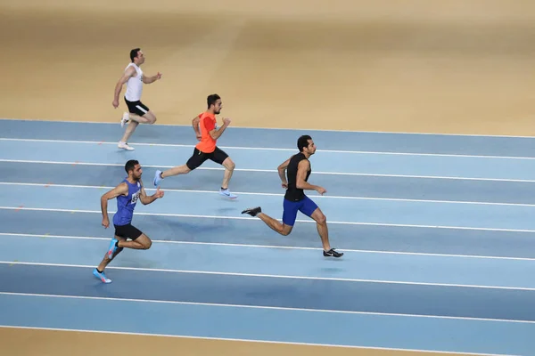 Turkish Athletic Federation Olympic Threshold Indoor Competition — Stock Photo, Image