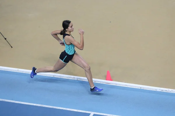 Turkish Athletic Federation Olympic Threshold Indoor Competition — Stock Photo, Image