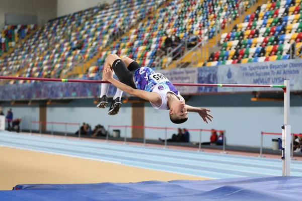 Kompetisi Dalam Ruangan Federasi Atletik Turki — Stok Foto