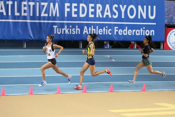 Türkiye Atletizm Federasyonu Olimpiyat eşik kapalı rekabet — Stok fotoğraf