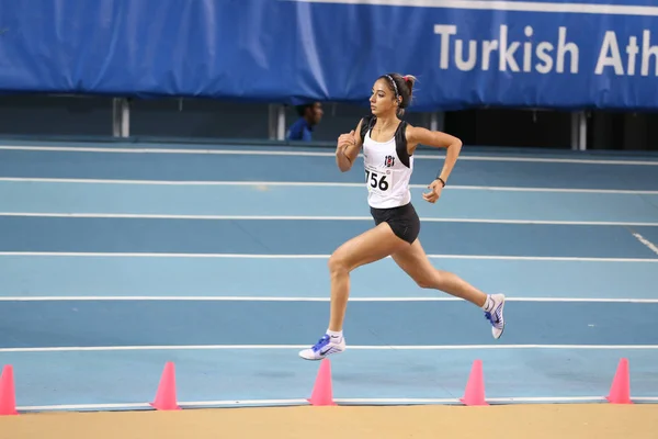 Türkiye Atletizm Federasyonu Olimpiyat eşik kapalı rekabet — Stok fotoğraf