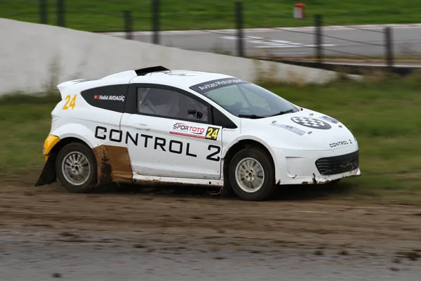 Carrera final del Campeonato Turco de Rallycross — Foto de Stock